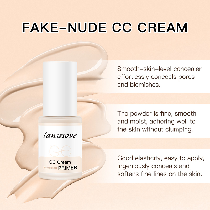 Factory Custom Logo Ivory Waterproof 24 Hours Long Lasting Natural Concealer CC Cream Liquid Foundation